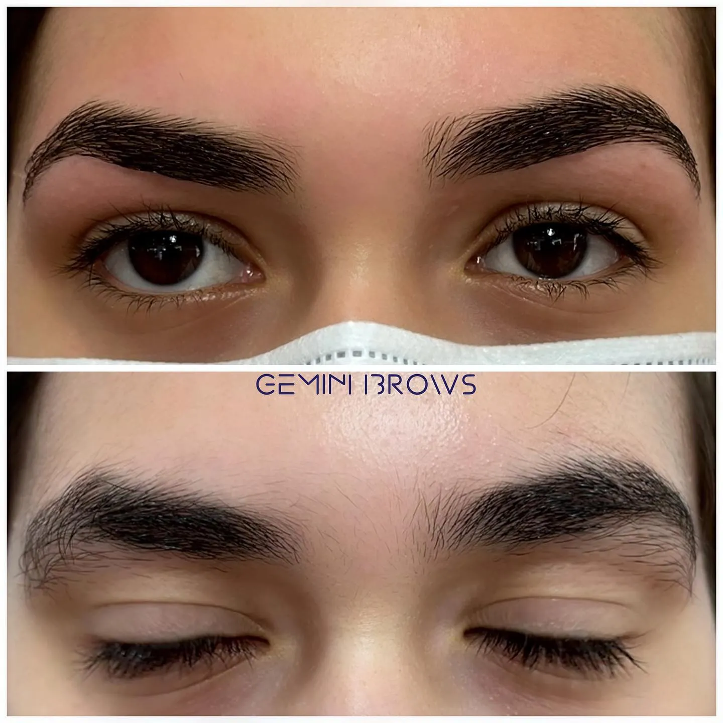 Brow tinting work — Gemini iBrows